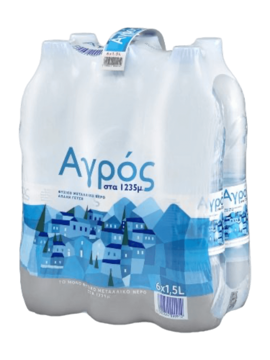 Agros Natural Mineral Water 6×1.5L